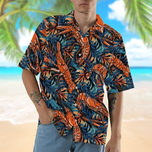 Gearhumans 3D Shrimp Hawaii Shirt ZK14043 Hawai Shirt