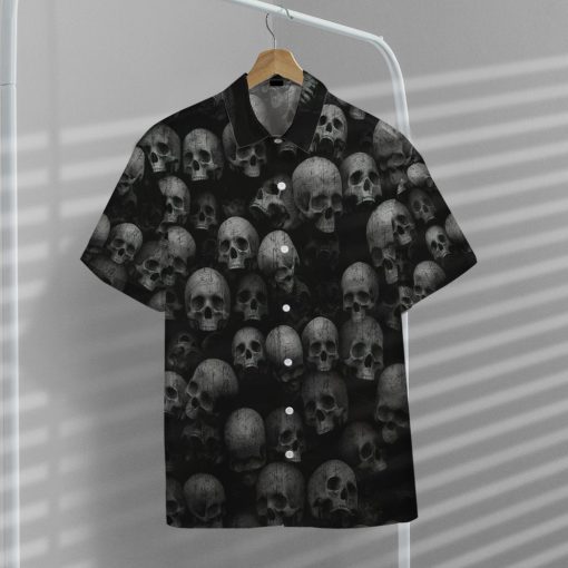 Gearhumans 3D Skull Hawaii Shirt 11 Gearhumans 3D Skull Hawaii Shirt ZB160315 Hawai Shirt