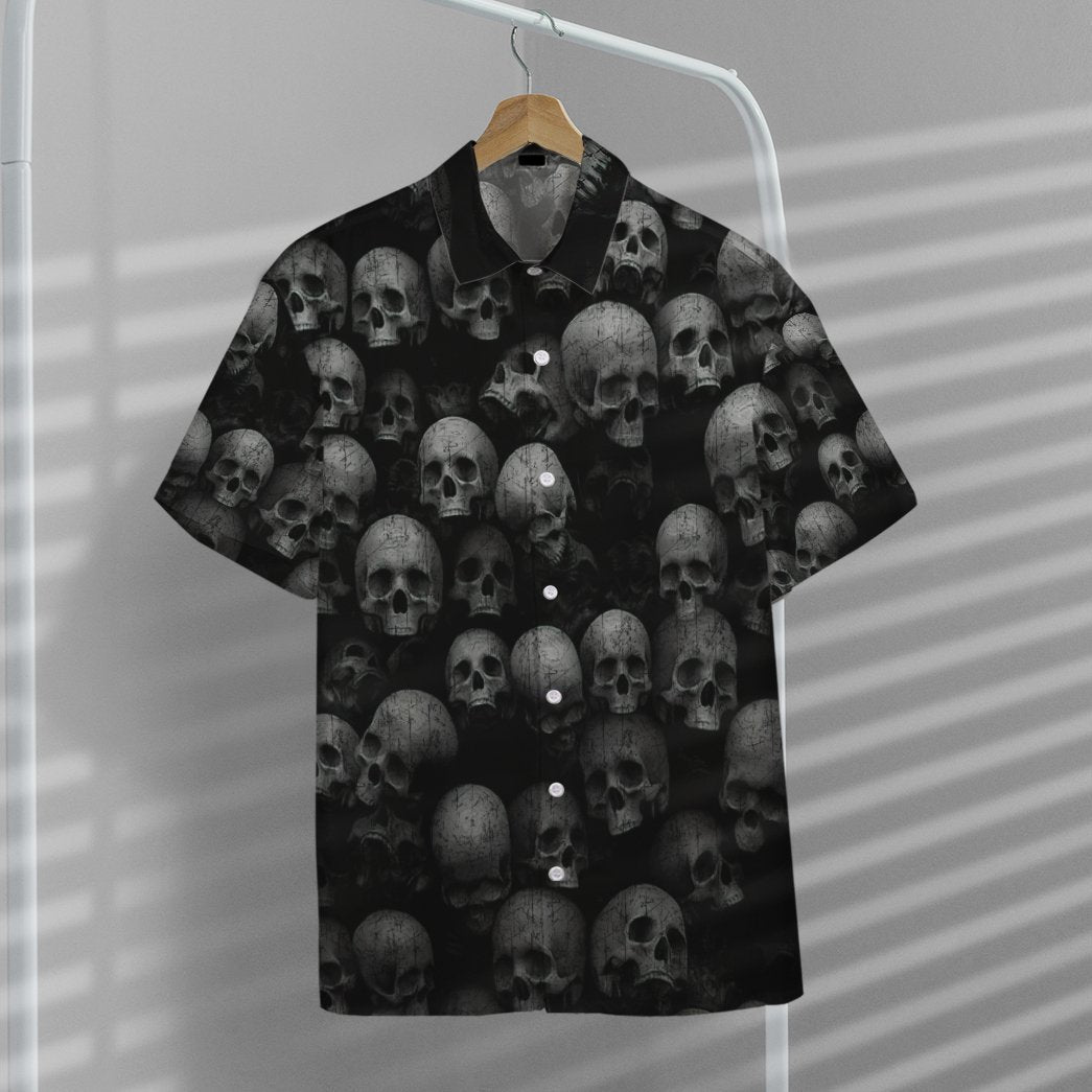 Gearhumans 3D Skull Hawaii Shirt 5 Gearhumans 3D Skull Hawaii Shirt ZB160315 Hawai Shirt
