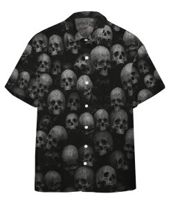 Gearhumans 3D Skull Hawaii Shirt ZB160315 Hawai Shirt Short Sleeve Shirt S 