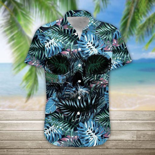 Gearhumans 3D Skull Hawaii Shirt ZG-HW31072005-AL Short Sleeve Shirt