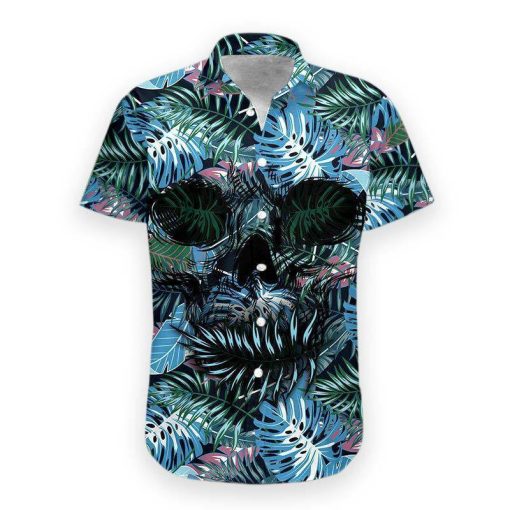 Gearhumans 3D Skull Hawaii Shirt ZG-HW31072005-AL Short Sleeve Shirt S
