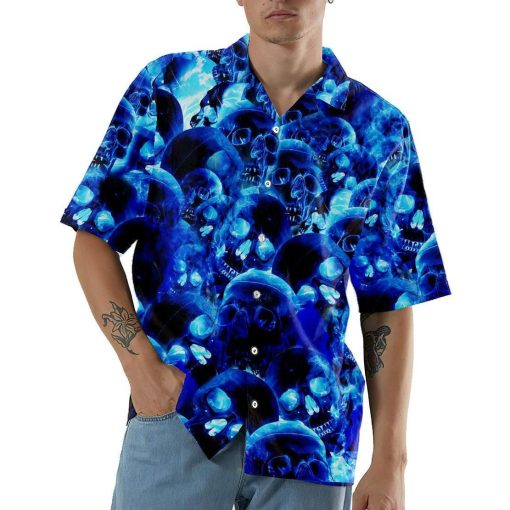 Gearhumans 3D Skull Hawaii Shirt 11 Gearhumans 3D Skull Hawaii Shirt ZZ05045 Hawai Shirt