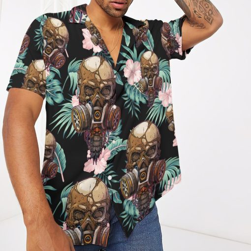 Gearhumans 3D Skull Tropical Hawaii Shirt 9 Gearhumans 3D Skull Tropical Hawaii Shirt ZB16038 Hawai Shirt