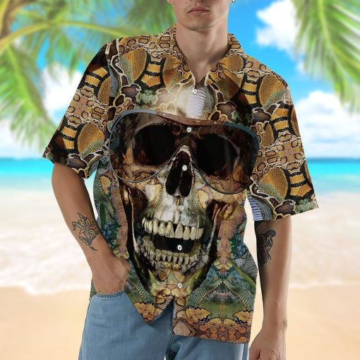 Gearhumans 3D Snake Skull Hawaii Shirt 14 Gearhumans 3D Snake Skull Hawaii Shirt ZZ07043 Hawai Shirt