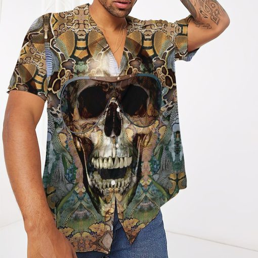 Gearhumans 3D Snake Skull Hawaii Shirt 12 Gearhumans 3D Snake Skull Hawaii Shirt ZZ07043 Hawai Shirt