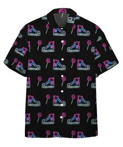 Gearhumans 3D Sneakers With Lolipop Custom Hawaii Shirt GO11052126 Hawai Shirt Short Sleeve Shirt S 