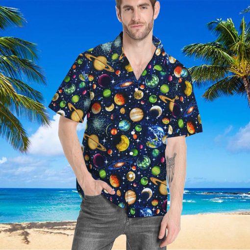 Gearhumans 3D Solar System Custom Hawaii Shirt GO11052119 Hawai Shirt