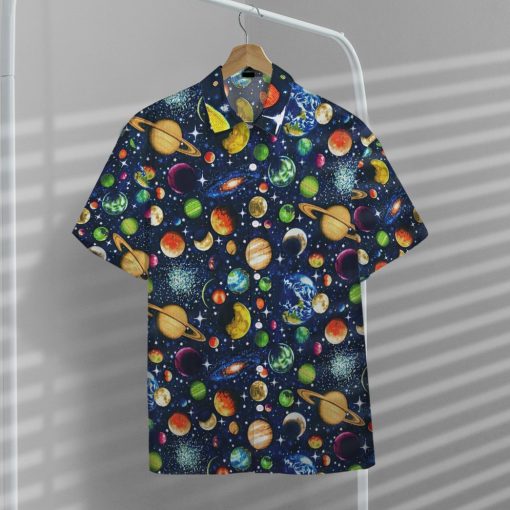 Gearhumans 3D Solar System Custom Hawaii Shirt GO11052119 Hawai Shirt