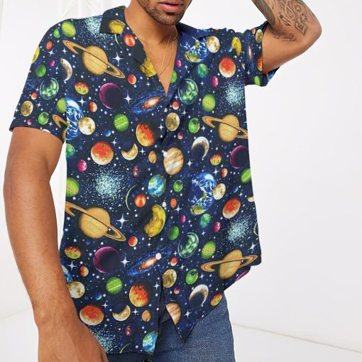 Gearhumans 3D Solar System Custom Hawaii Shirt GO11052119 Hawai Shirt