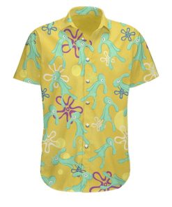 Gearhumans 3D Spongebob Squarepants Hawaii Shirt ZB290352 Hawai Shirt Short Sleeve Shirt S 