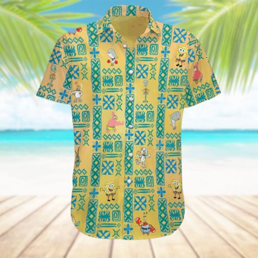 Gearhumans 3D Spongebob Squarepants Hawaii Shirt ZB290355 Hawai Shirt