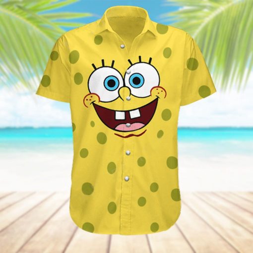 Gearhumans 3D Spongebob Squarepants Hawaii Shirt ZB30032 Hawai Shirt