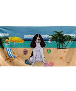 Gearhumans 3D Springer Spaniel Dog Custom Beach Towel GW12052134 Towel Towel 60''x30'' 