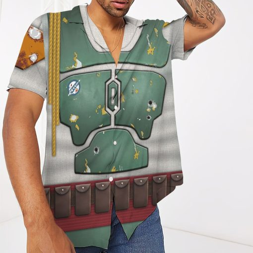 Gearhumans 3D Star Wars Boba Fett Hawaii Shirt ZB260321 Hawai Shirt
