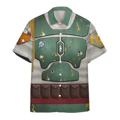 Gearhumans 3D Star Wars Boba Fett Hawaii Shirt ZB260321 Hawai Shirt Short Sleeve Shirt S
