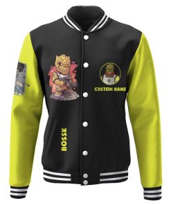 Gearhumans 3D Star Wars Bossk Custom Name Baseball Jacket GK210125 Baseball Jacket Baseball Jacket S 