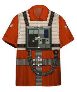 Gearhumans 3D Star Wars Rebel Pilot Hawaii Shirt ZB260325 Hawai Shirt Short Sleeve Shirt S 