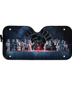 Gearhumans 3D Star Wars The Last Supper Custom Auto Car Sunshade GO04052114 Auto Sunshade 57''x27.5'' 
