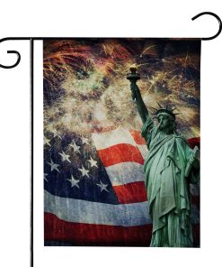 Gearhumans 3D Statue Of Liberty Independence Day Custom Flag GW2306214 House Flag House Flag S 