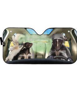 gearhumans 3D Stinky Skunks Custom Car Auto Sunshade GS26062 Auto Sunshade 57''x27.5'' 