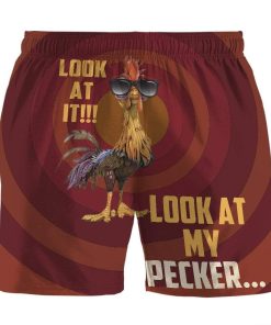 Gearhumans 3D Stop Staring At It Custom Summer Beach Shorts Swim Trunks GV01078 Men Shorts Men Shorts S