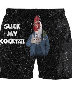 Gearhumans 3D Suck My Cocktail Custom Beach Shorts Swim Trunks GL30061 Men Shorts Men Shorts S 