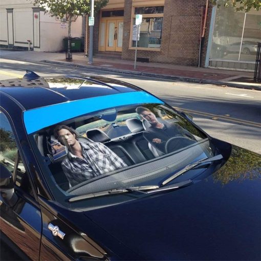 Gearhumans 3D Supernatural Custom Car Auto Sunshade 9 gearhumans 3D Supernatural Custom Car Auto Sunshade GV19071 Auto Sunshade