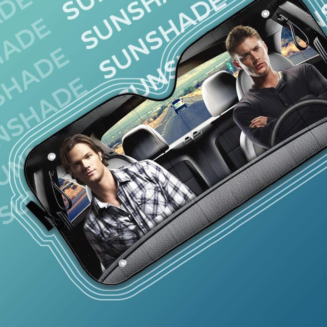 Gearhumans 3D Supernatural Custom Car Auto Sunshade 5 gearhumans 3D Supernatural Custom Car Auto Sunshade GV19071 Auto Sunshade