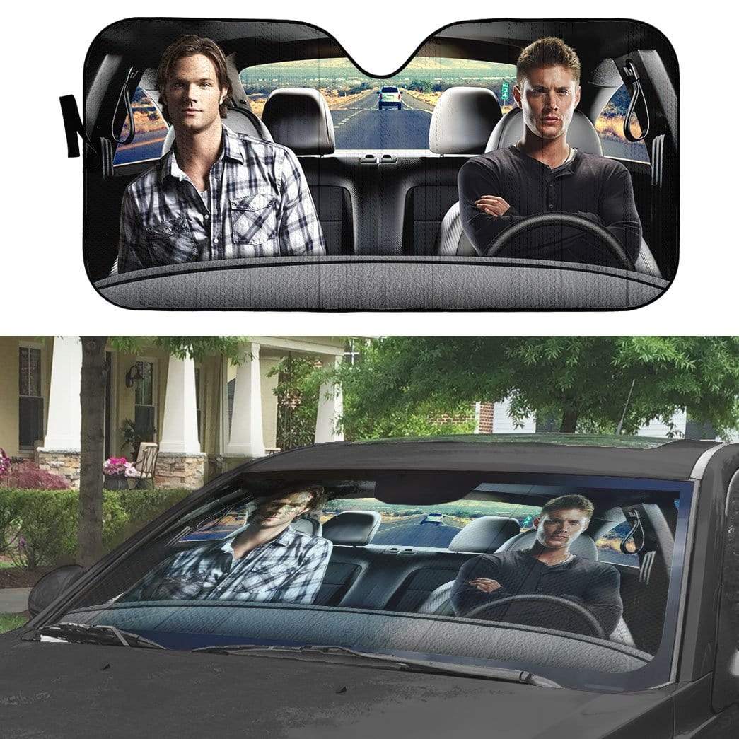 Gearhumans 3D Supernatural Custom Car Auto Sunshade 3 gearhumans 3D Supernatural Custom Car Auto Sunshade GV19071 Auto Sunshade