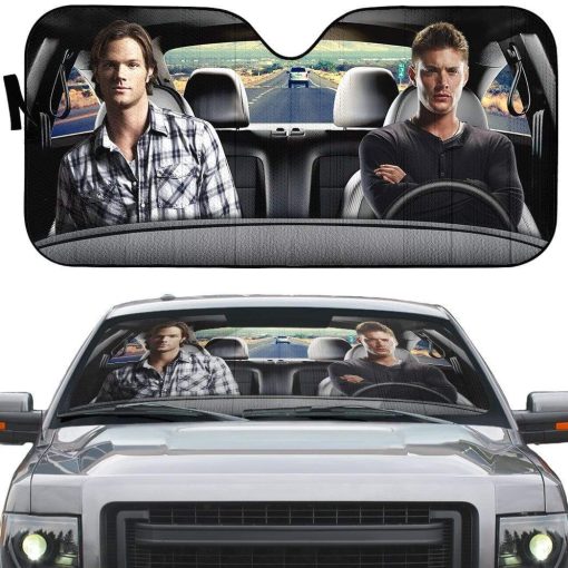 Gearhumans 3D Supernatural Custom Car Auto Sunshade 7 gearhumans 3D Supernatural Custom Car Auto Sunshade GV19071 Auto Sunshade