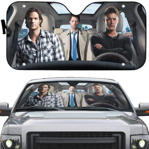 gearhumans 3D Supernatural SPNTR Custom Car Auto Sunshade GV05081 Auto Sunshade