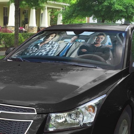 gearhumans 3D Supernatural SPNTR Custom Car Auto Sunshade GV05081 Auto Sunshade