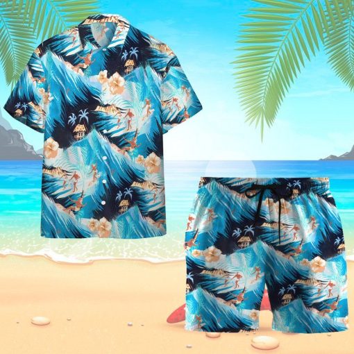 Gearhumans 3D Surfing Hawaii Shirt ZG-HW19072005 Hawai Shirt
