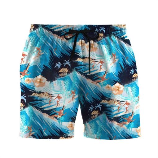 Gearhumans 3D Surfing Hawaii Shirt ZG-HW19072005 Hawai Shirt Men Shorts S