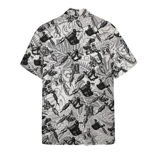 Gearhumans 3D Tattoo Machine Hawaii Shirt ZZ09041 Hawai Shirt