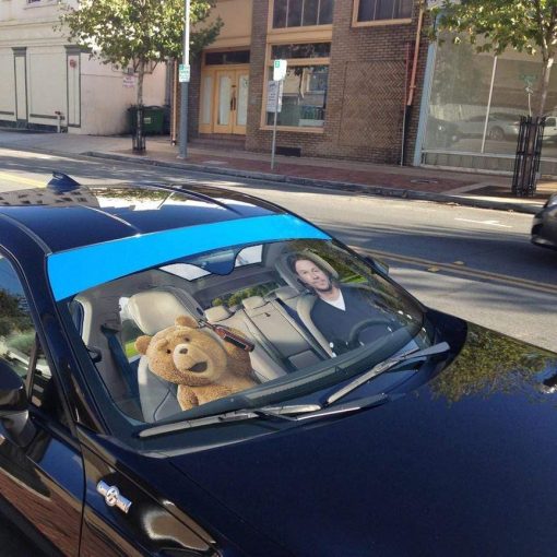 gearhumans 3D Ted Custom Car Auto Sunshade GL040823 Auto Sunshade