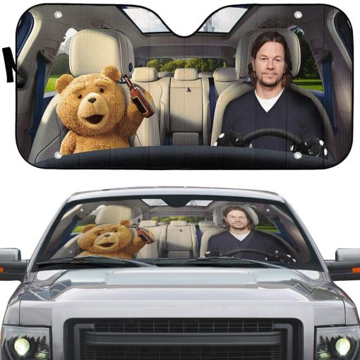 gearhumans 3D Ted Custom Car Auto Sunshade GL040823 Auto Sunshade