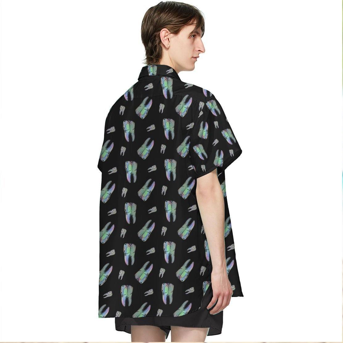 Gearhumans 3D Teeth Hawaii Shirt 4 Gearhumans 3D Teeth Hawaii Shirt ZK21052105 Hawai Shirt