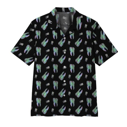 Gearhumans 3D Teeth Hawaii Shirt 7 Gearhumans 3D Teeth Hawaii Shirt ZK21052105 Hawai Shirt Short Sleeve Shirt S