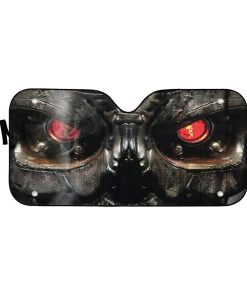 Gearhumans 3D Terminator Custom Auto Car Sunshade GO04052123 Auto Sunshade 57''x27.5'' 