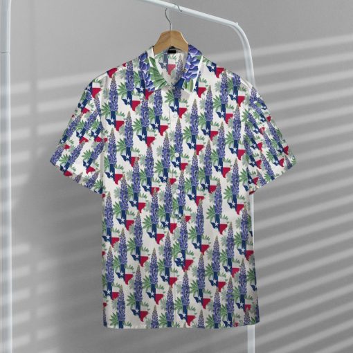 Gearhumans 3D Texas Bluebonnet Hawaii Shirt ZB180311 Hawai Shirt