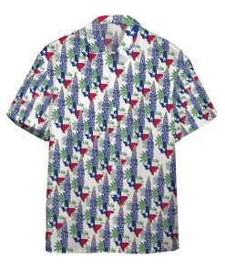 Gearhumans 3D Texas Bluebonnet Hawaii Shirt ZB180311 Hawai Shirt Short Sleeve Shirt S 