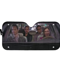 Gearhumans 3D The Big Bang Theory Custom Auto Car Sunshade GS0405219 Auto Sunshade 57''x27.5'' 