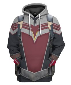 Gearhumans 3D The Falcon And The Winter Soldier Sam Wilson Custom Tshirt Hoodie Apparel GW26042 3D Apparel Hoodie S 