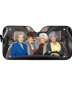 gearhumans 3D The Golden Girls Custom Car Auto Sunshade GV19073 Auto Sunshade 57''x27.5'' 