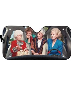 gearhumans 3D The Golden Girls Custom Car Auto Sunshade GW04085 Auto Sunshade 57''x27.5'' 