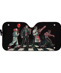 gearhumans 3D The Halloween In The Memory Of Beatles Custom Car Auto Sunshade GL20084 Auto Sunshade 57''x27.5'' 