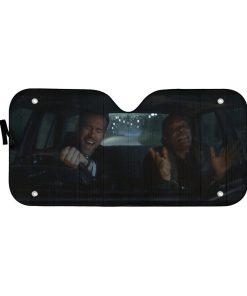gearhumans 3D The Hitman's Bodyguard Custom Car Auto Sunshade GL030823 Auto Sunshade 57''x27.5'' 
