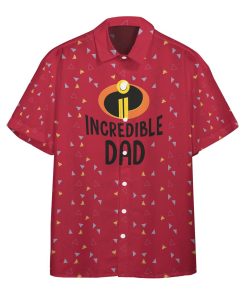 Gearhumans 3D The Incredible Dad Custom Short Sleeves Shirt GO05072113 Hawai Shirt Hawai Shirt S 